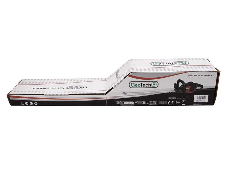 GeoTech X-Line HT-40V - Tagliasiepi a batteria - 40V - SENZA BATTERIA E CARICABATTERIE