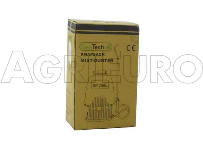 GeoTech SP 250 E - Pompa irroratrice spalleggiata a batteria - 25L