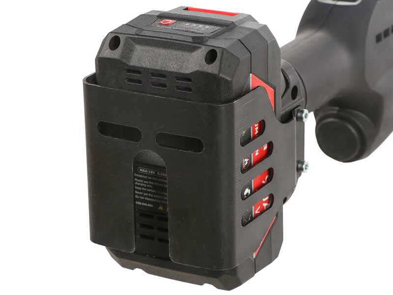 Aima Special ONE Cordless - Abbacchiatore elettrico 230/320 cm a batteria al litio 2x 21V 9Ah - Asta telescopica in alluminio