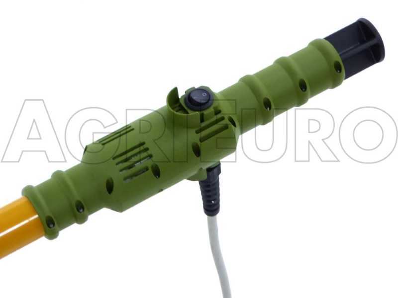 Oliviero Synthesis - Abbacchiatore elettrico a batteria da 180 cm con asta fissa in alluminio