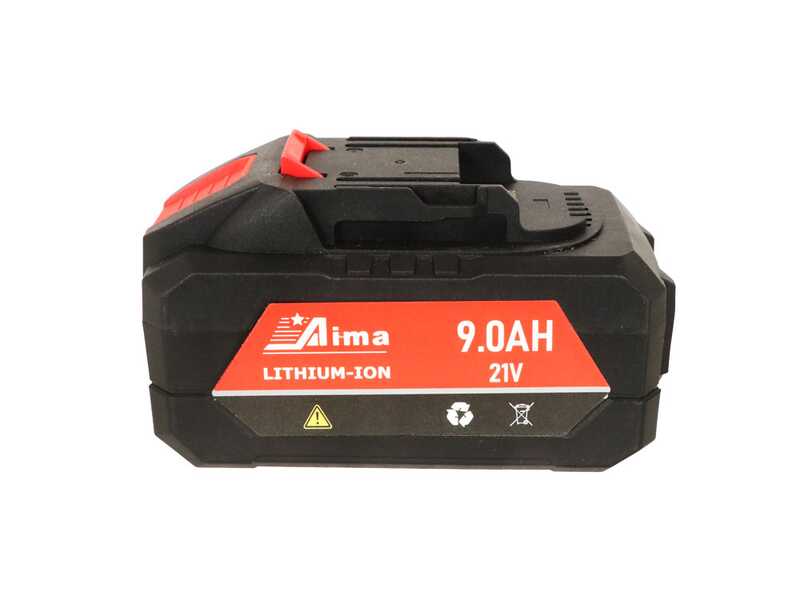 Aima Giulia Cordless - Abbacchiatore elettrico 250cm a batteria al litio 2x 21V 9Ah - Asta fissa in carbonio