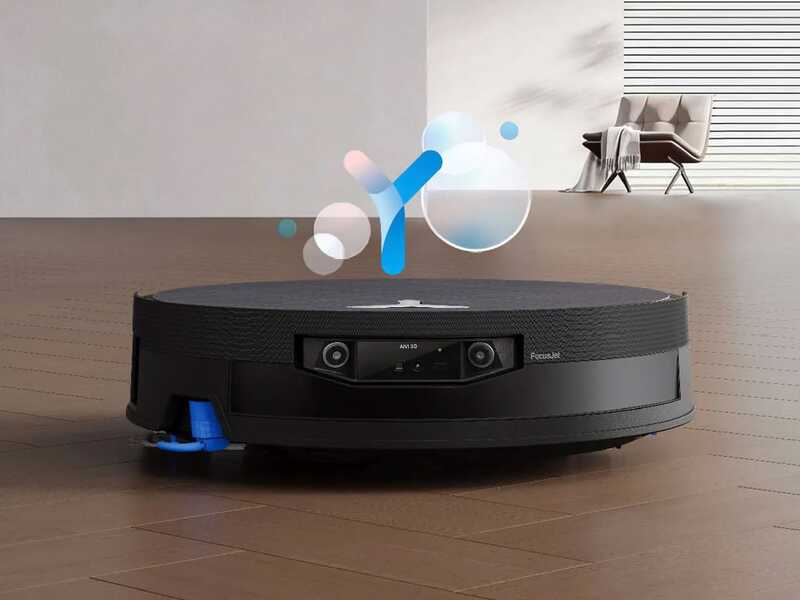 Ecovacs DEEBOT X12 OmniCyclone - Robot aspirapolvere e lavapavimenti - Stazione automatica e OZMO Roller 3.0