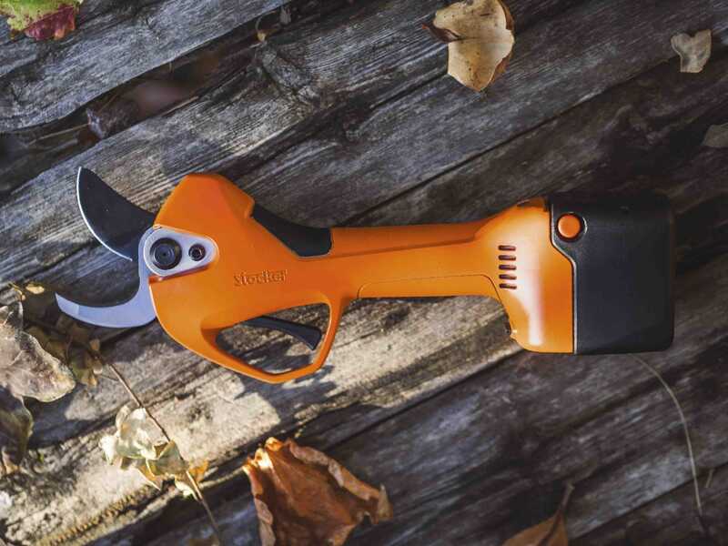 Stocker Magma E-40 TP - Forbice elettrica da potatura - 21 V - Diametro di taglio 40 mm - SENZA BATTERIA E CARICABATTERIA