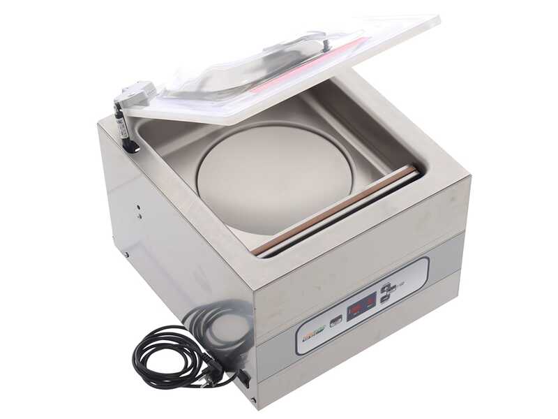 Macchina sottovuoto a campana Euro 3500 Inox - Barra saldante da 35cm