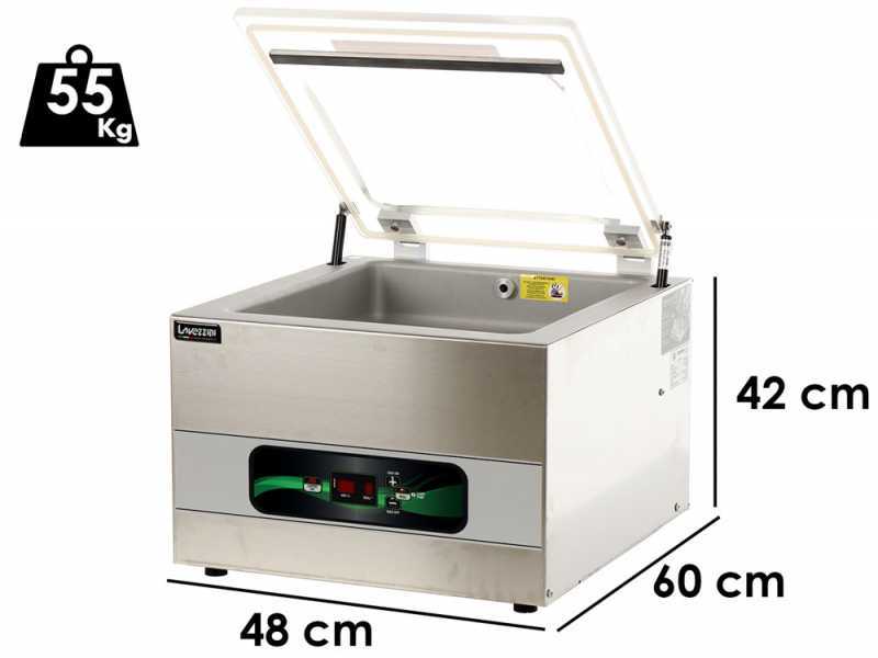 Macchina sottovuoto a campana Euro 4000 Inox - Barra saldante da 40cm