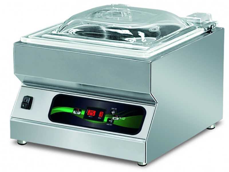 Macchina sottovuoto a campana Euro 3600 Pro Inox - Barra saldante da 35cm