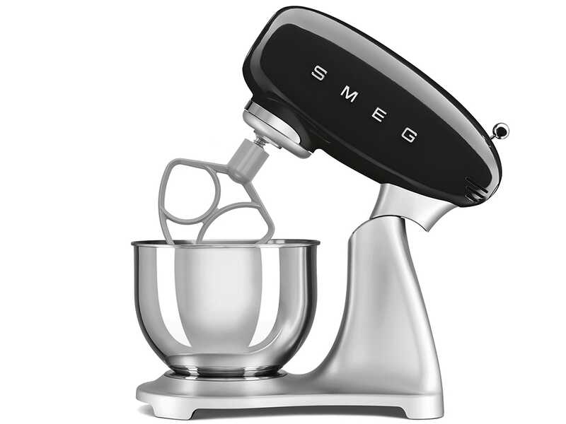 Smeg SMF04BLEU Nero - Impastatrice Planetaria - Vasca in Inox da 4,8 litri