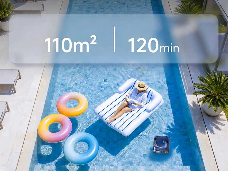 Wybot B1 - Robot pulisci piscina a batteria - Gestione Tramite App