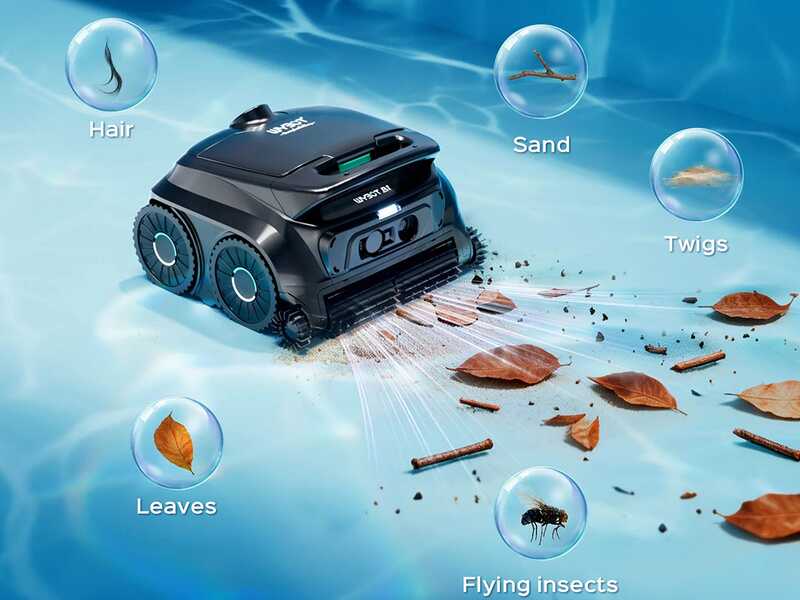 Wybot B1 - Robot pulisci piscina a batteria - Gestione Tramite App