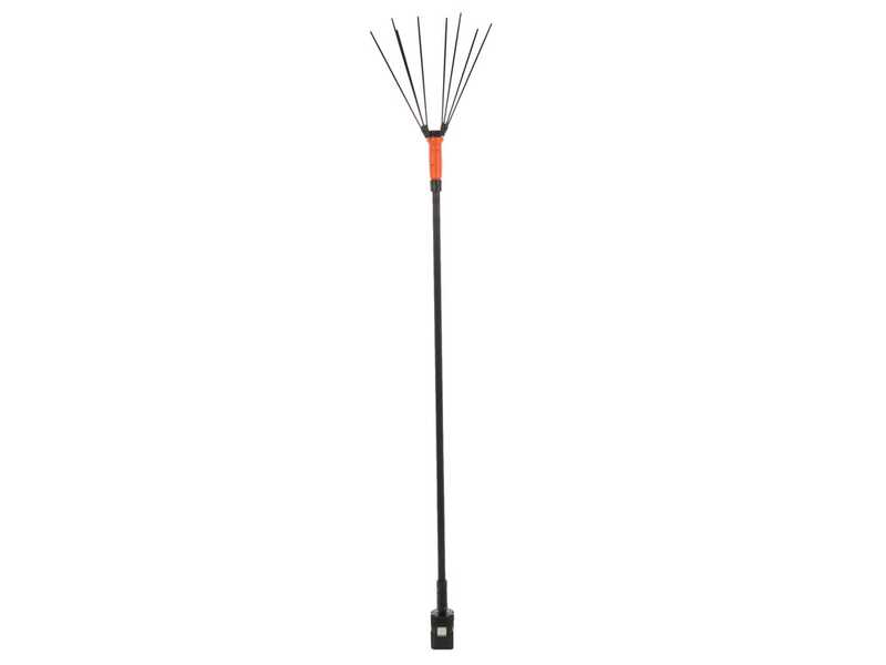 Jolly Italia V34 - Abbacchiatore elettrico 186 cm a batteria - Asta fissa in alluminio - 2 in 1 - SENZA BATTERIE E CARICABATTERIE
