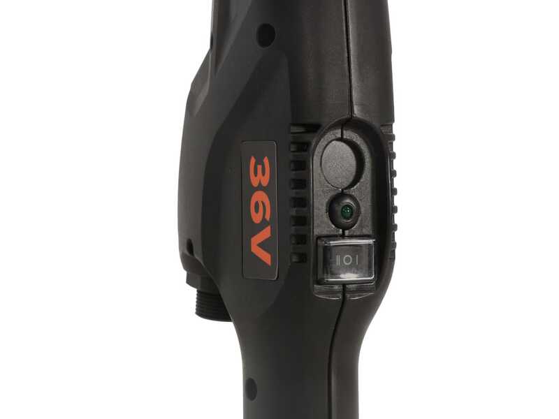 Bahco BCL54TP - Abbacchiatore elettrico 230/380 cm a batteria a zaino 36V 20Ah - Asta telescopica in carbonio + prolunga