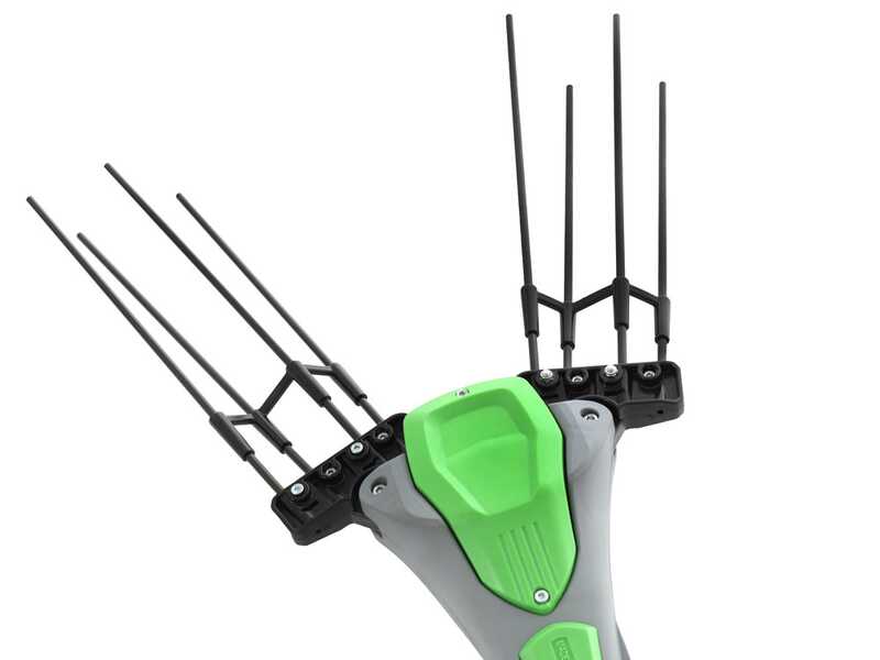 EGO Lotus - Abbacchiatore elettrico 240 cm a batteria a litio 56V 10Ah - Asta fissa in alluminio