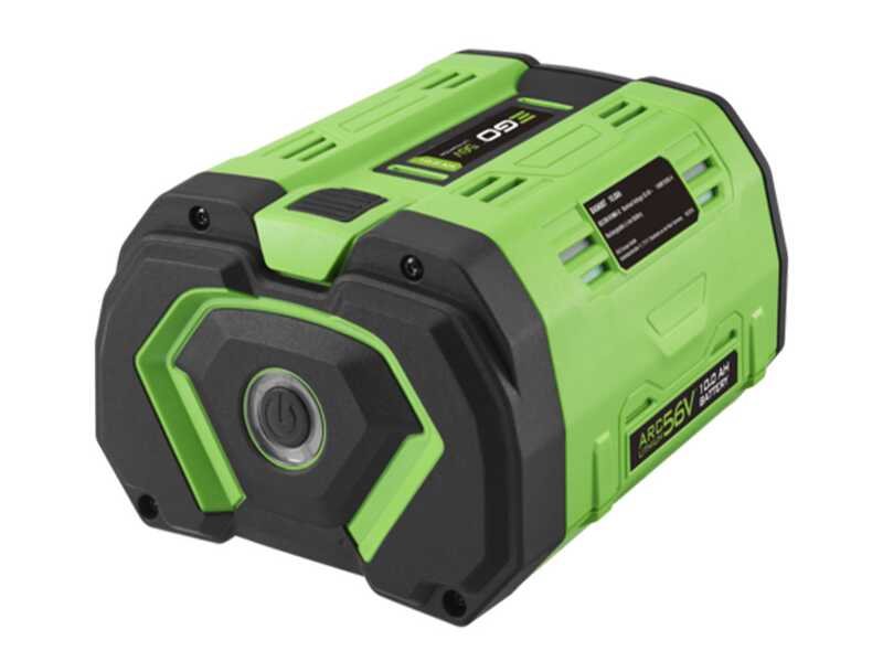 EGO Lotus - Abbacchiatore elettrico 240 cm a batteria a litio 56V 10Ah - Asta fissa in alluminio