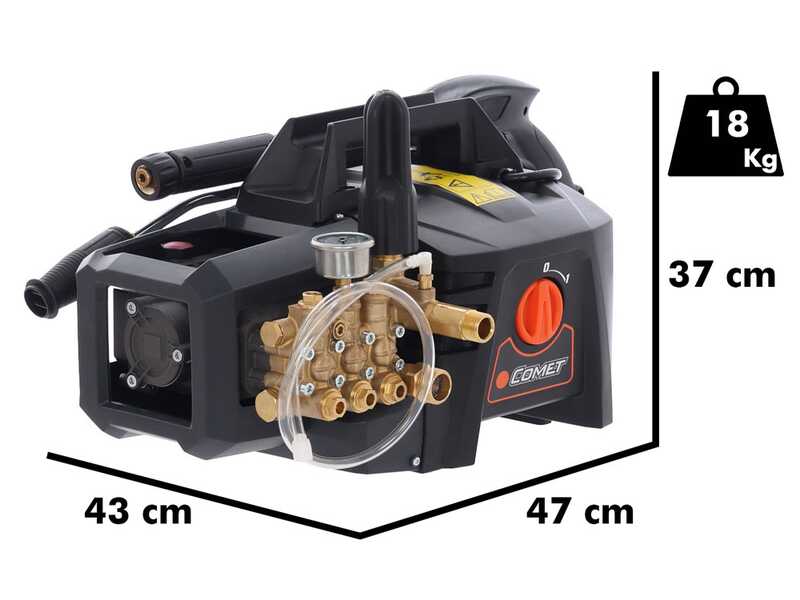 Comet K100 MOBILE 9/150 M GOLD - Idropulitrice ad acqua fredda portatile - 150 bar max - 560 l/h