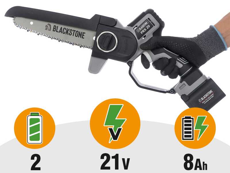 BlackStone PRX 20 - Potatore manuale a batteria - 2 x 21V 4Ah