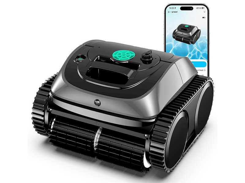 Wybot Osprey 800 - Robot pulisci piscina a batteria - Gestione Tramite App