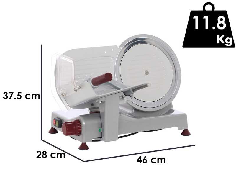 RGV 25GL Luxury - Affettatrice con lama da 250mm - 140W