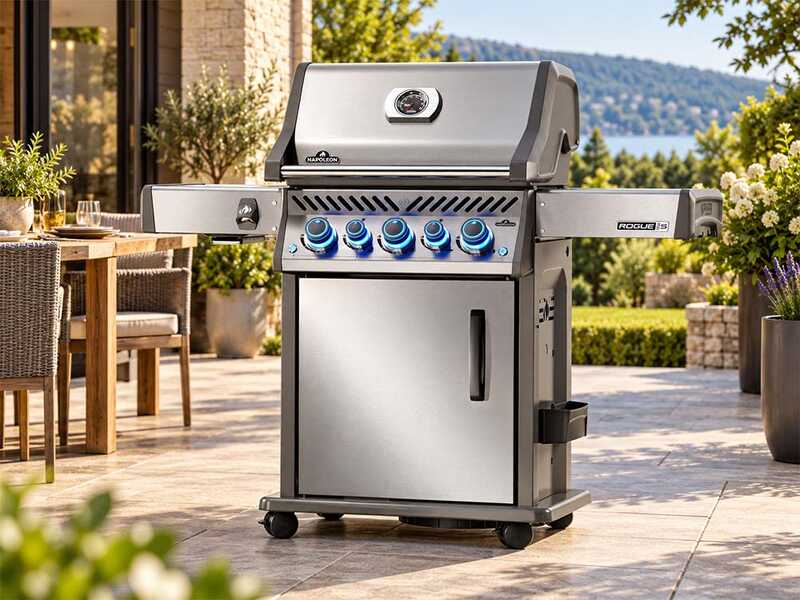 Napoleon Rogue PRO-S 425 RSIB - Barbecue a gas - Con fornello laterale a infrarossi