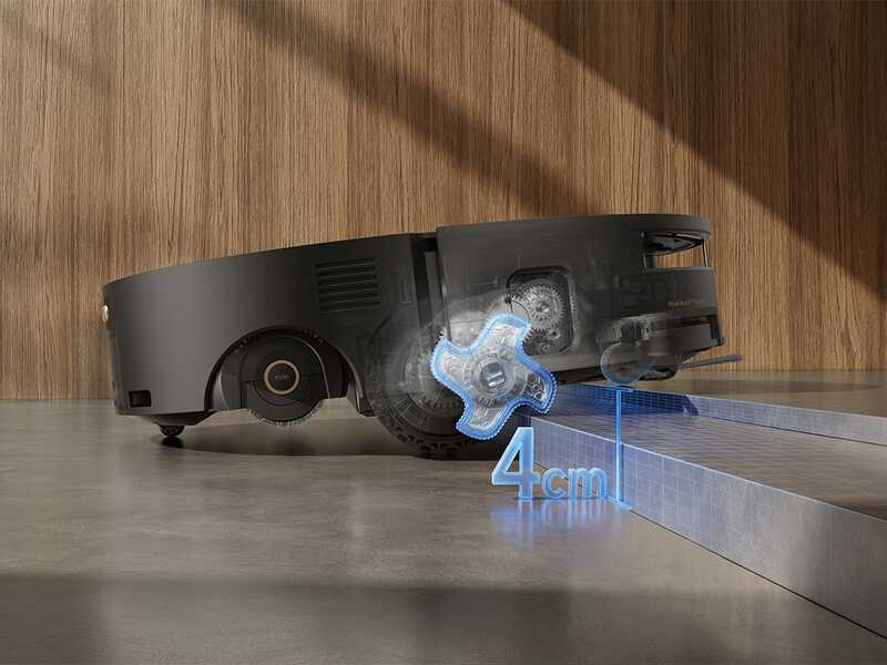 MOVA S70 Ultra Roller - Robot aspirapolvere e lavapavimenti - Stazione automatica, Aspirazione 32.000 Pa