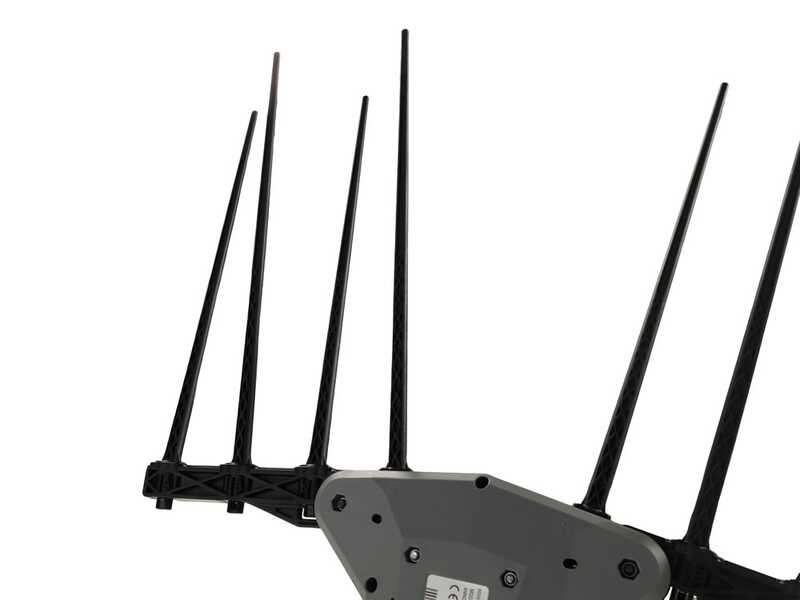 Volpi Super Bomber 285XL - Abbacchiatore elettrico 240/360 cm a batteria a zaino 44V 17.5Ah - Asta telescopica in alluminio