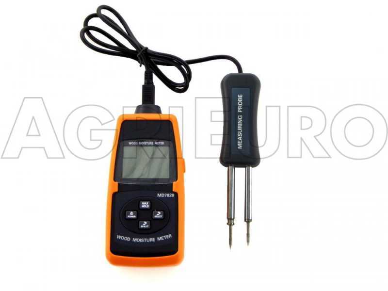 Igrometro professionale MD 7820 - tester misuratore per umidit&agrave; e temperatura del legno