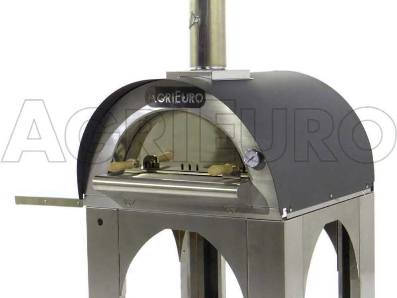 Forno a legna AgriEuro Cibus INOX 60x60 – in Offerta su AgriEuro