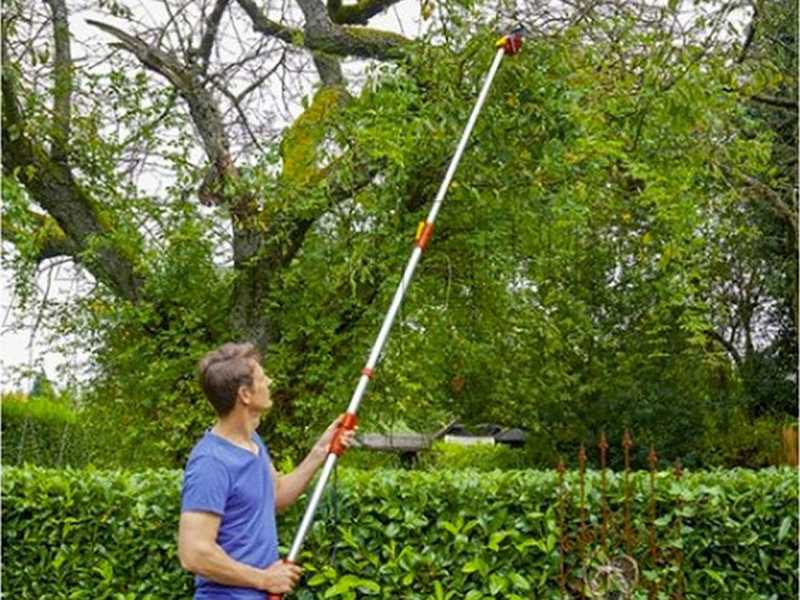 Wolf Garten RR 400 T - Forbicione da potatura telescopico professionale - Asta 220/400cm - &Oslash; 32 mm