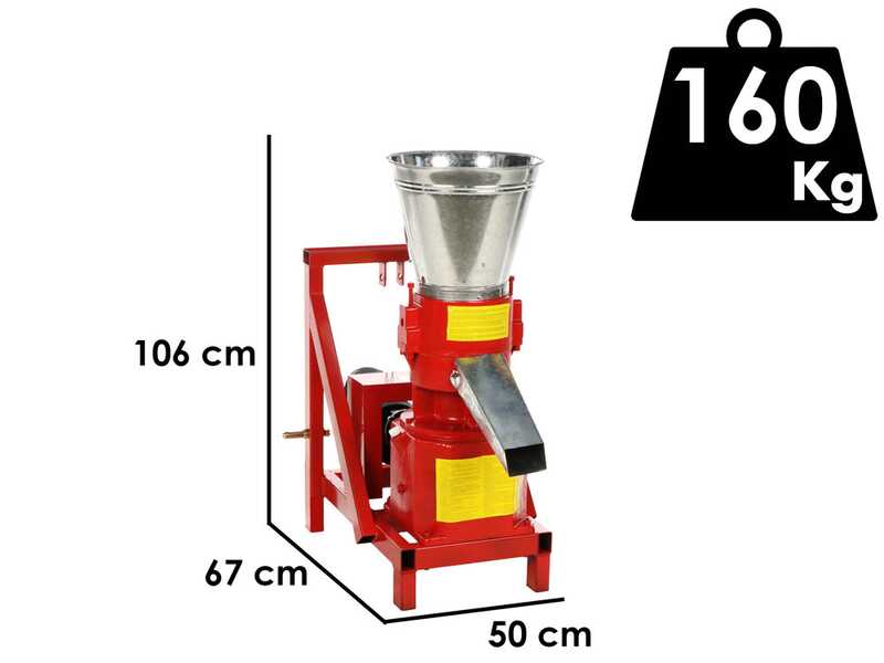 GeoTech-Pro TWPM200 - Pellettatrice a trattore - Produzione del pellet da riscaldamento