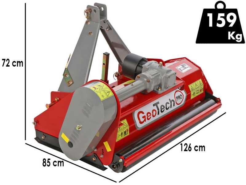 GeoTech-Pro LFM115 - Trinciaerba per trattore - Serie leggera