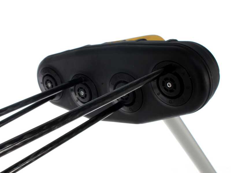 Volpi Giulivo 4YOU - Abbacchiatore elettrico a batteria - 240-370 cm scuotitore per olive su asta + prolunga