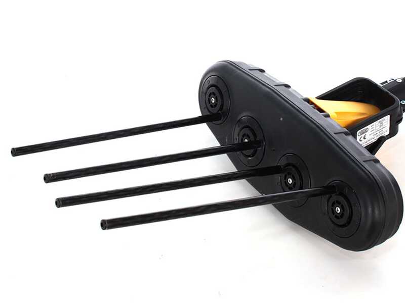 Volpi Giulivo 4YOU - Abbacchiatore elettrico a batteria - 240-370 cm scuotitore per olive su asta + prolunga