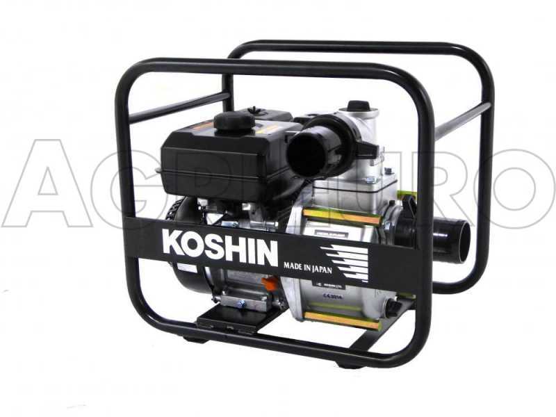 Oriental Koshin STV-80X - Motopompa a scoppio per acque semi-sporche - Raccordi 80 mm