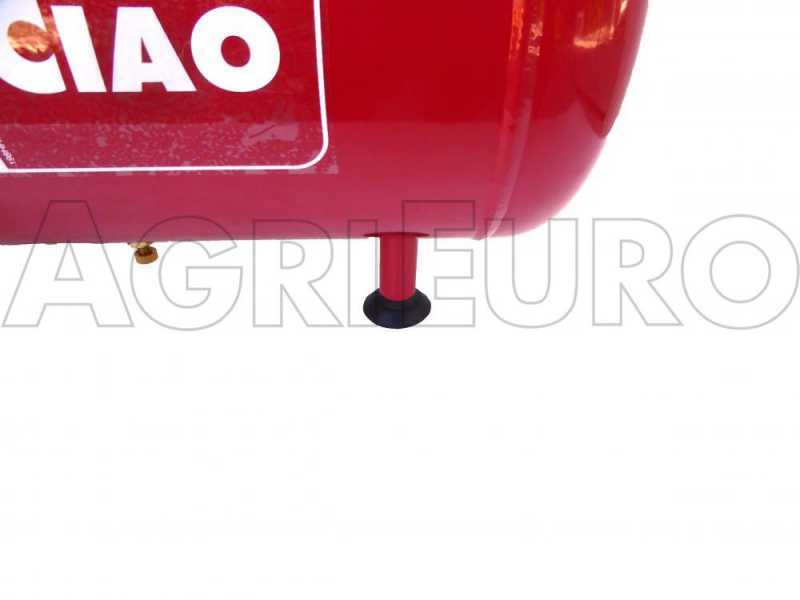 Fini Ciao 24 - Compressore aria elettrico portatile monofase, oil-less - Motore 1,5 HP - 24 lt