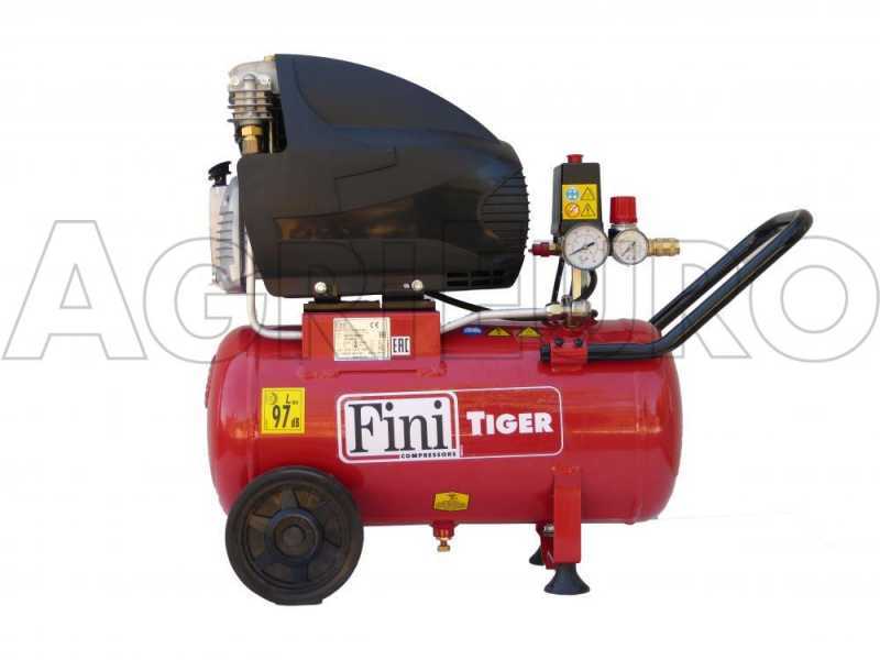 Fini Tiger MK 285 24 - Compressore aria elettrico monofase - Motore 2.5 HP - 24 lt