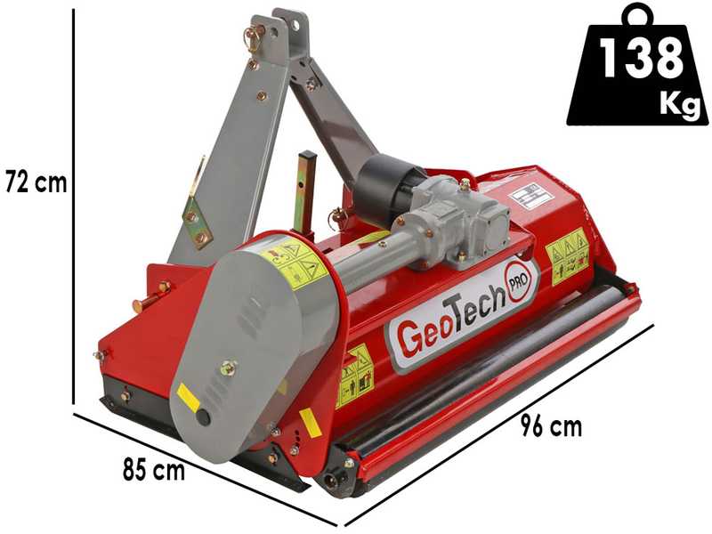 GeoTech-Pro LFM 85 - Trinciaerba per trattore - Serie leggera