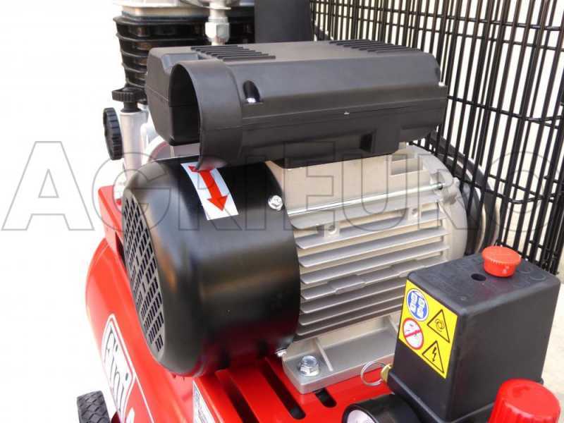 Fini MK 102 N 50 2M - Compressore aria elettrico monofase a cinghia - Motore 2 HP - 50 lt