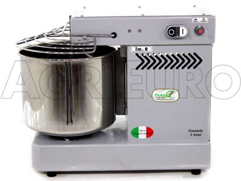 Famag IM 8/230 10 Velocit&agrave; Silver - Impastatrice a spirale 8 Kg