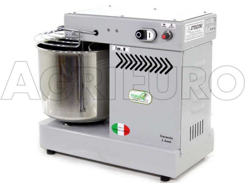 Famag IM 8/230 10 Velocit&agrave; Silver - Impastatrice a spirale 8 Kg