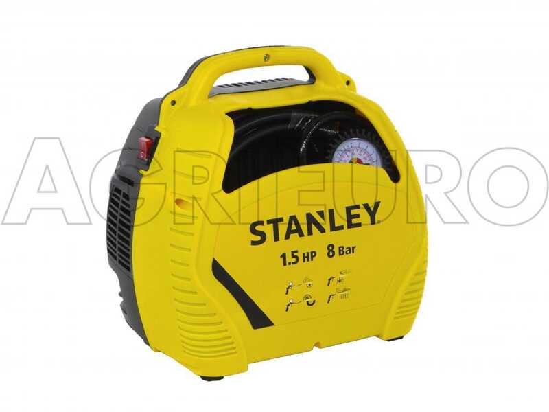 Stanley Air Kit - Compressore aria elettrico compatto portatile - motore 1.5 HP - 8 bar