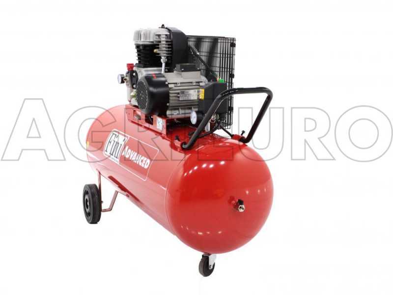 Fini Advanced MK 113-200-4 - Compressore aria elettrico trifase a cinghia - motore 4 HP - 200 lt