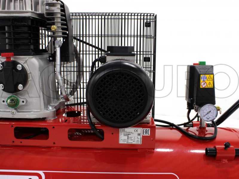 Fini Advanced MK 113-200-4 - Compressore aria elettrico trifase a cinghia - motore 4 HP - 200 lt