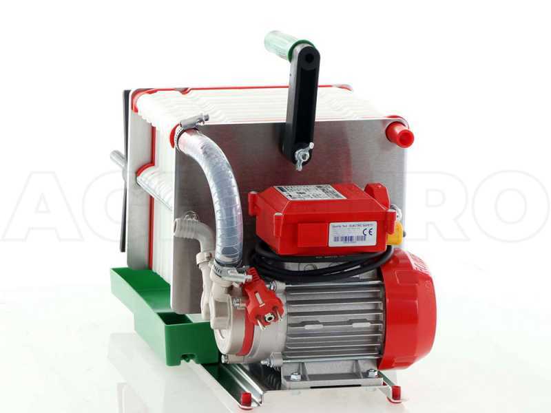 Rover Colombo 18 Inox - Filtro per vino a cartoni e piastre - Pompa per vino in Novax