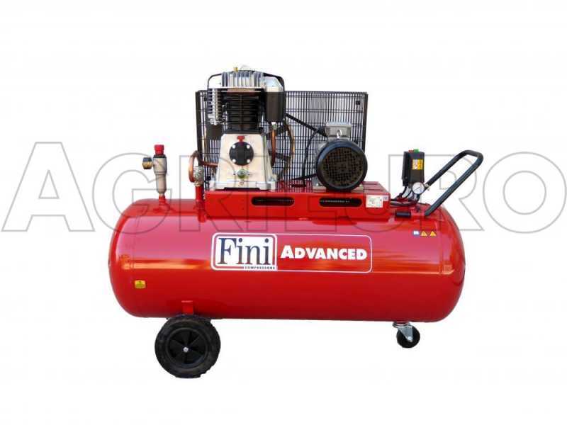 Fini Advanced BK 114-270L - Compressore aria elettrico trifase a cinghia - Motore 5.5 HP - 270 lt