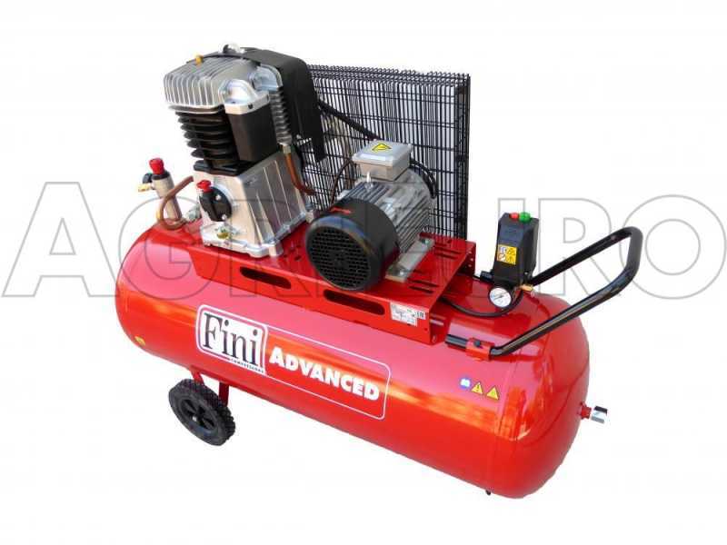 Fini Advanced BK 114-270L - Compressore aria elettrico trifase a cinghia - Motore 5.5 HP - 270 lt