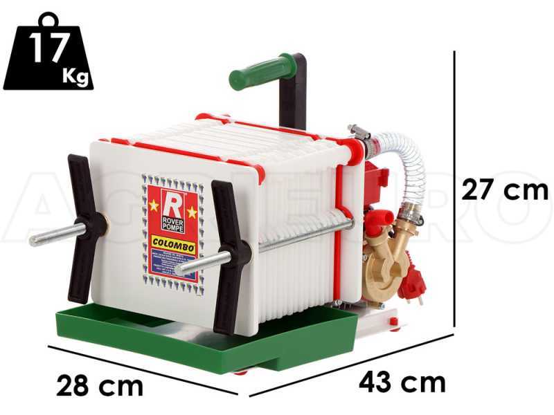 Rover Colombo 18 - Filtro a cartoni e piastre - Pompa in bronzo