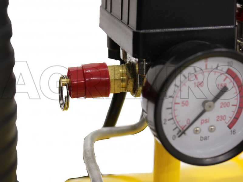 Stanley D210/8/50 - Compressore aria elettrico monofase - Motore 2 HP - 50 lt