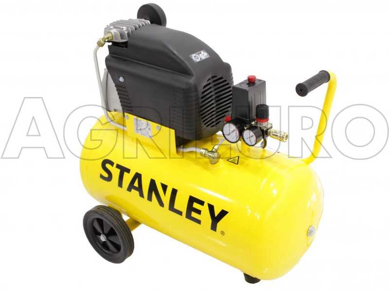 Stanley D210/8/50 - Compressore aria elettrico monofase - Motore 2 HP - 50 lt