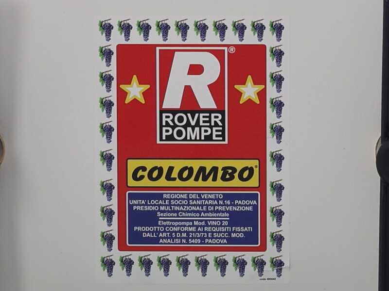Rover Colombo 6 - Filtro a cartoni e piastre - Pompa in bronzo
