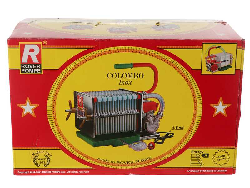 Rover Colombo 6 - Filtro a cartoni e piastre - Pompa in bronzo