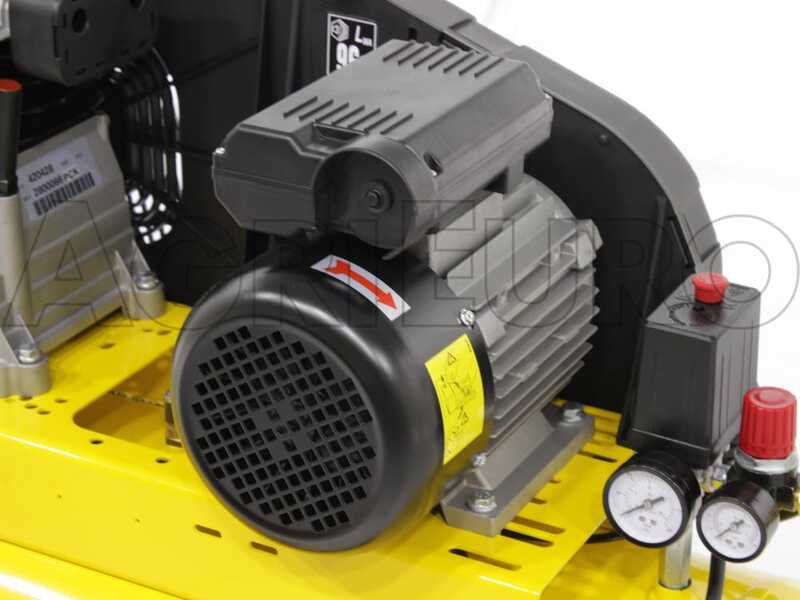 Stanley B 345/10/100 - Compressore aria elettrico monofase a cinghia - Motore 3 HP - 100 lt